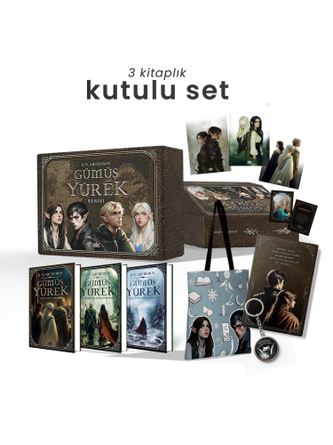 SET - GÜMÜŞ YÜREK SERİSİ (3 KİTAP) - CİLTLİ