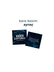 KADER ÇARPIŞMASI - CİLTSİZ