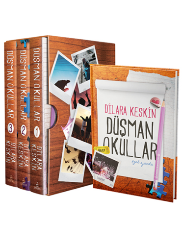 Düşman Okullar Serisi Set Ciltli Dilara Keskin