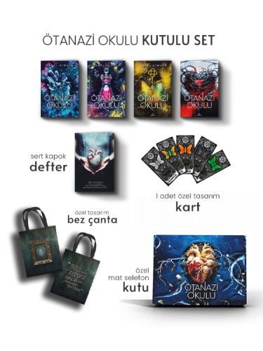 SET- ÖTANAZİ OKULU (4 KİTAP), HEDİYELİ KUTU CİLTLİ