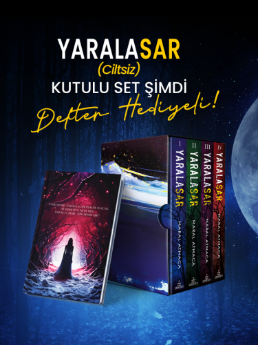 SET- YARALASAR (4 KİTAP), CİLTSİZ DEFTER HEDİYELİ