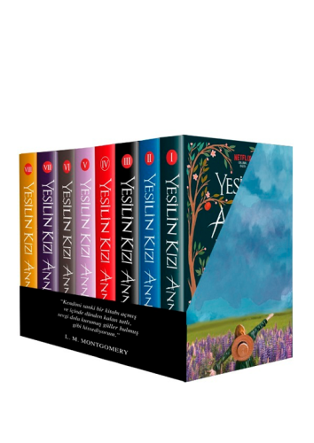 Yeşilin Kızı Anne Set (8 Kitap Ciltli)